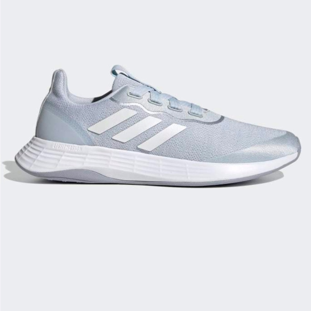 Adidas QT Racer x Sport Athletic Sneakers Halo Blue + Silver - Picture 2 of 8